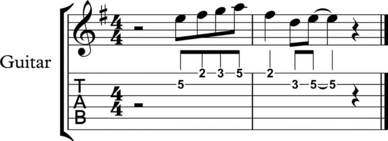 lick and Difference riff between